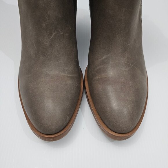 NEW Korks Kork Ease Shyla Ankle Boot Womens Size 9 Taupe Block Heel Buckle Strap - Picture 6 of 14